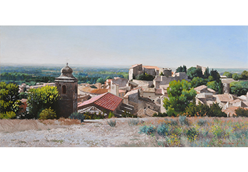 西房浩二　プロバンスの丘