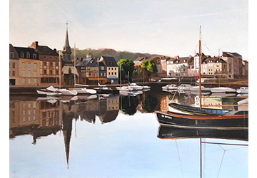 西房浩二　朝の港