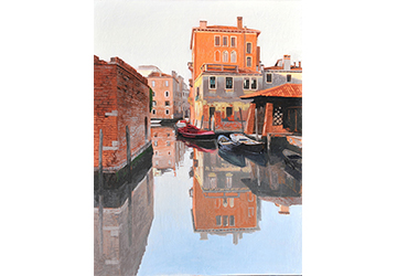 西房浩二　ベニスの船溜まり