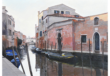 西房浩二　朝の水路