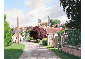 西房浩二　木陰の風景