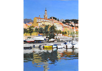 西房浩二　南欧の港