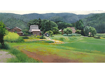 西房浩二　初夏の在原