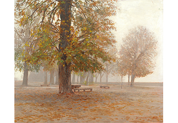 西房浩二　霧雨Vezelay