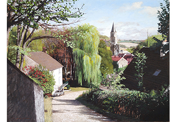 西房浩二　村の教会