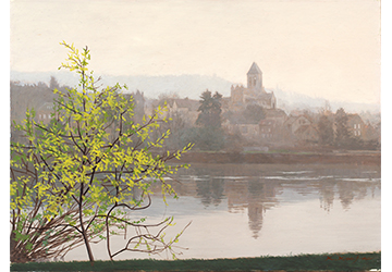 西房浩二　朝霧Vetheuil