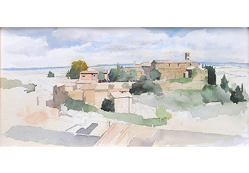 西房浩二　MONTALCINOスケッチ