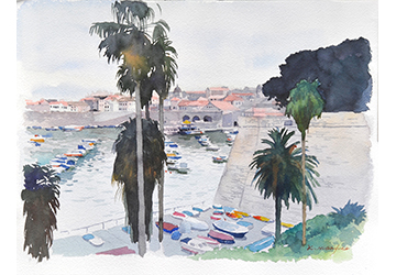 西房浩二　ヤシの木