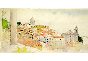 西房浩二　リスボン スケッチ